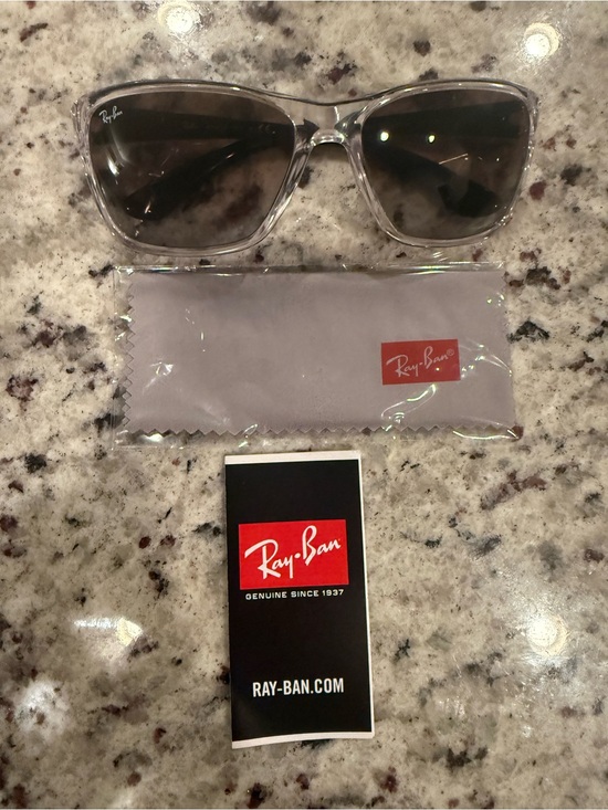 Ray-Ban Other - Ray-Ban RB4331 6477/7Z Wayfarer Clear Black Sunglasses